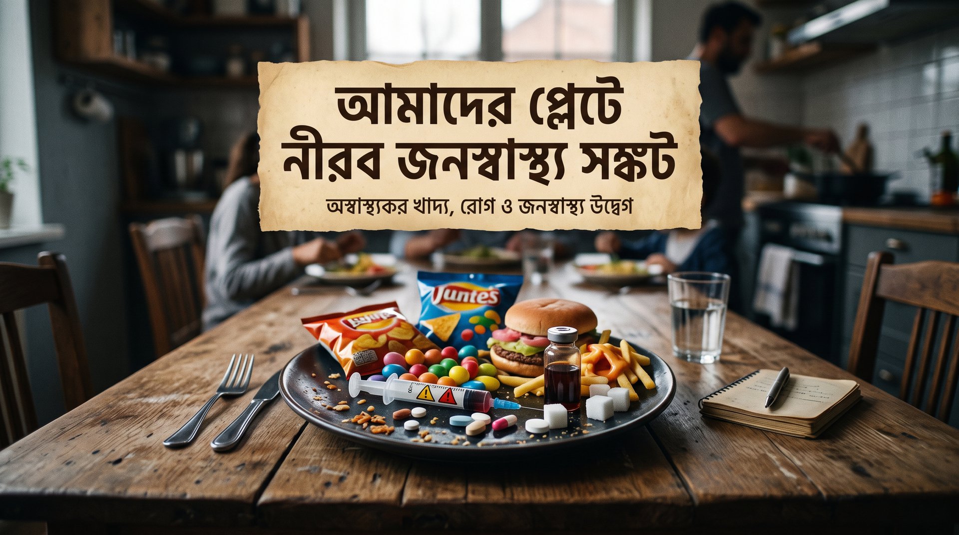 আমাদের প্লেটে নীরব জনস্বাস্থ্য সঙ্কট